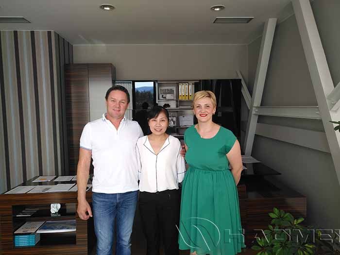 U.S. Clients Visit Haomei for 5000 series marine grade aluminium sheets